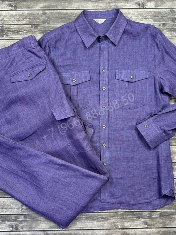 Льняной костюм Brunello Cucinelli