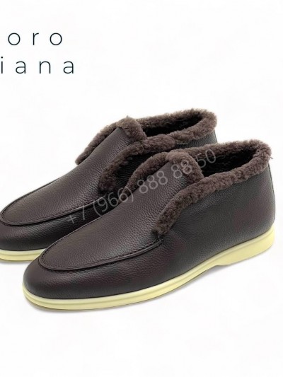 Ботинки Loro Piana с мехом