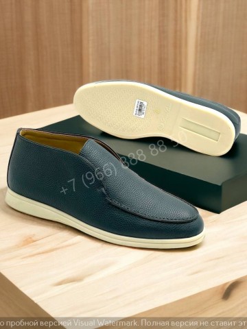 Ботинки Loro Piana с меховой стелькой