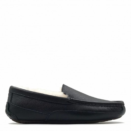 Лоферы UGG Mens Ascot Leather Black