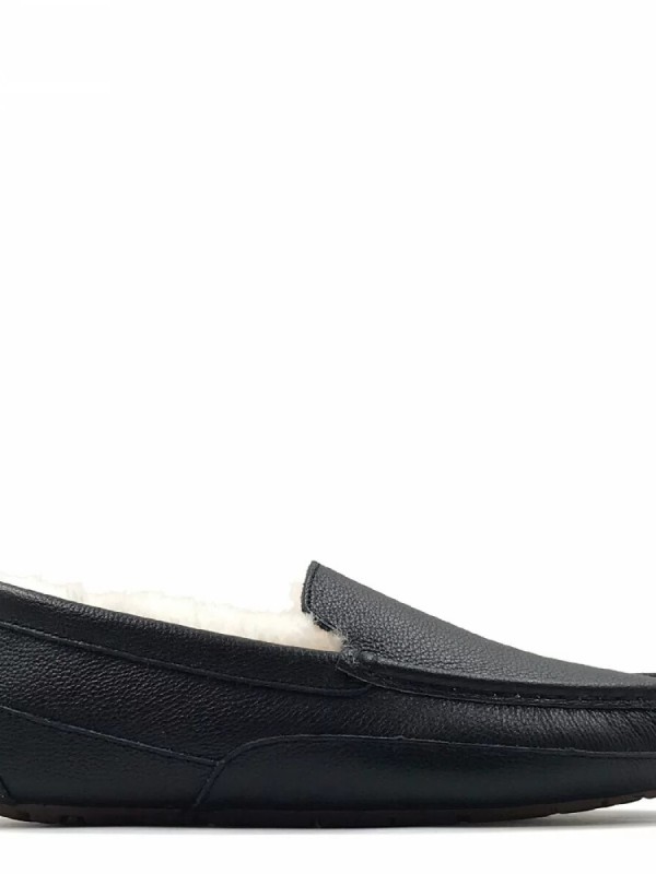 Лоферы UGG Mens Ascot Leather Black