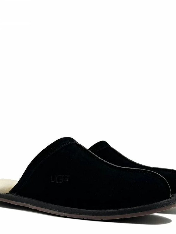 Тапочки UGG Mens Scuff Slipper Black