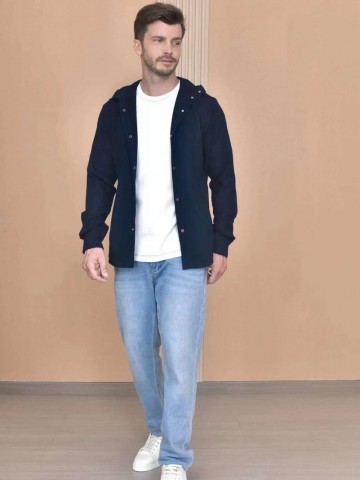 Джинсовая рубашка Kiton