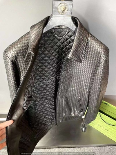 Кожаная куртка Bottega Veneta